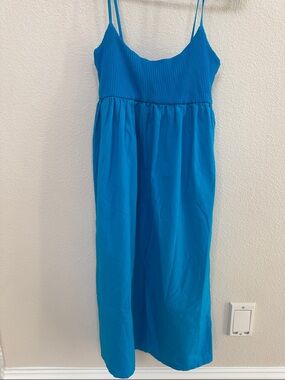 Zara Turquoise Ribbed Top